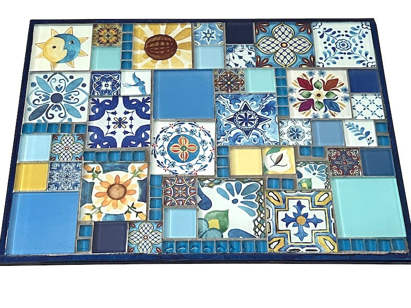 Mediterranean Mosaic Placemat Kit A Beautiful Introduction to Mosaics The Mosaic Store